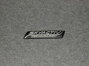 ●デミオ(DJ)/SKYACTIV リアエンブレム(マットブラック)