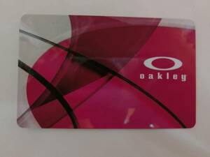 ◆用途多彩 USA店舗入手 OAKLEY オークレイ プラスチックカード