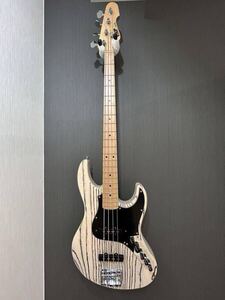 定価５２万 新品同様 ESP AMAZE 4弦ベース ドリフトウッド ホワイト AMAZE-AS Driftwood White w/Black Filler