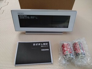 ＳＥＩＫＯ　セイコー　SQ324W　電波　目覚まし時計　置き時計　社名入り