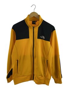 THE NORTH FACE◆JERSEY JACKET_ジャージジャケット/L/ポリエステル/YLW/無地