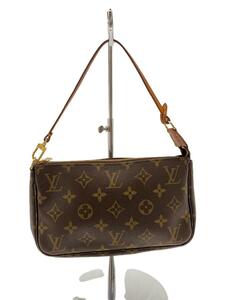 LOUIS VUITTON◆1)ポシェット・アクセソワール_モノグラム・キャンバス_BRW/PVC/BRW