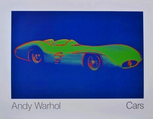 M2819 【ヴィンテージポスター /Cars green -blue 】アンディ ウォーホル ANDY WARHOL Original Vintage Poster year of printing 1988 