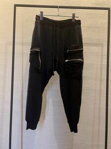 THOM KROM　トムクロム　ジップ装飾　スウェット カーゴパンツ　sweat cargo pants l.g.b. goa