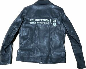 comme des garcons undercover leather jacket lewis black riders ライダース レザージャケット アンダーカバー
