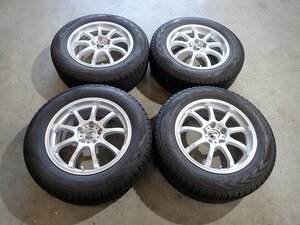 YS12558【送料無料225/65R17】LM SPORT CX-5 CX-8 BS9型レガシィアウトバック等に 冬タイヤ ■17×7.5J 114.3/5H ET50■1円スタート