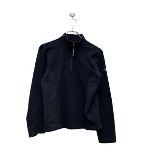 THE NORTH FACE フリース ジャケット ザノースフェイス M ブラック ハーフジップ 古着卸 アメリカ仕入 a606-6621