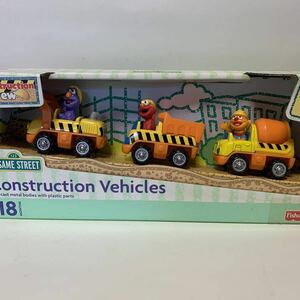  【Vintage】 未使用 Fisher Price セサミストリート ダイキャスト ミニカー テリー エルモ アーニー PVC フィギュア Sesame Street Truck