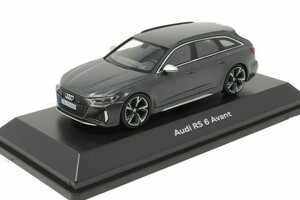 ミニチャンプス 1/43 アウディ Audi RS6 Avant 2020 C8 マットグレー Daytona Gray Matt