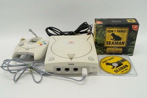 中古 現状品 ドーリームキャスト 本体 ソフト シーマン 2枚 まとめ売り SEGA