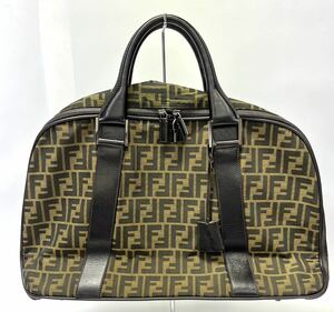 【JL4-4014】FENDI ボストンバッグ ズッカ柄 1円スタート