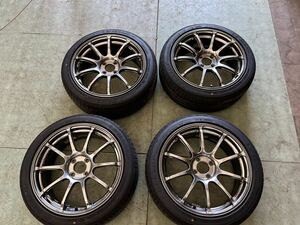 8.5部山アドバンレーシングRS2＋205/45R17 ミニクーパーS R56R58R59 ハイパーブラック