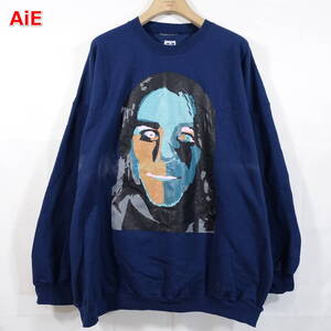 【良品】AiE　blur　オマージュスウェット　エーアイイー　（Big Crew Neck Sweat - Song 3）　フリーサイズ