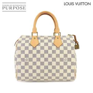 ルイ ヴィトン LOUIS VUITTON ダミエ アズール スピーディ 25 ハンド バッグ N41534 Speedy 25 90240732