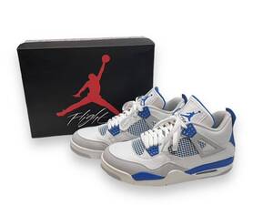 試着のみ 希少【NIKE/ナイキ】AIR JORDAN 4 RETRO MILITARY BLUE 2012 US10 28cm スニーカー ミリタリーブルー 正規品 美品