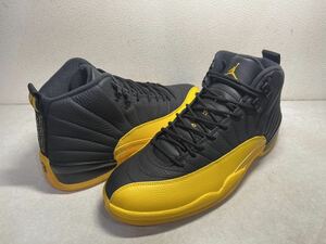 AIR JORDAN 12 RETRO エア ジョーダン 12 レトロ BK x UNIVERSITY GOLD 黒黄 US10.5 未使用 130690-070