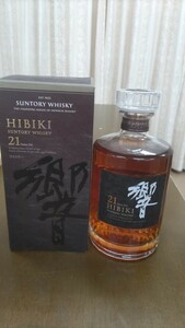 【未開封、未開栓】サントリー、響２１年、ウイスキー、 SUNTORY HIBIKI 箱付