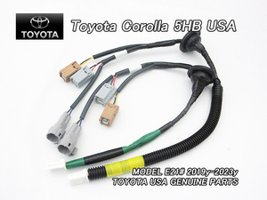 カローラスポーツE21/TOYOTA/トヨタCOROLLAハッチバック純正テールライトUSハーネス左右/USDM北米仕様ZWE211Hソケット＆配線テールランプ