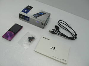 SONY　NW-S744　WALKMAN　デジタルメディアプレイヤー　バイオレット　