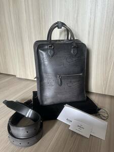 定価63,8万 Berluti Premier Jour ScritLeather BagPack ベルルッティ プルミエジュール スクリットレザー リュック バッグ 初期型 完売品