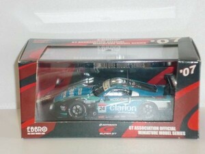 ○1/43 EBBRO SUPER GT 500 2007 KONDO ADVAN Z LATE VERSION No.24 青/黒