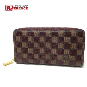 LOUIS VUITTON ルイヴィトン N63714 ダミエパイエット ジッピーウォレット ラウンドファスナー 長財布 スパンコール 【中古】