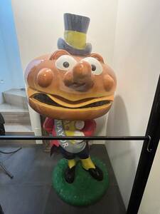 1970年代ヴィンテージ　マクドナルド　MCDNALDS　メイヤーマックチーズ　チーズバーガー市長　スタチュー　statue　プレイランド