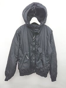 ◇ HYSTERIC GLAMOUR ヒステリックグラマー ナイロン 裏ボア 長袖 フリース サイズM ブラック レディース P