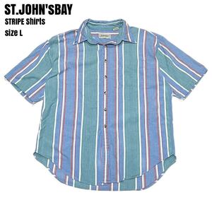 ＊6653 ST JOHNS BAY ジョンズベイ　ストライプ　半袖シャツ