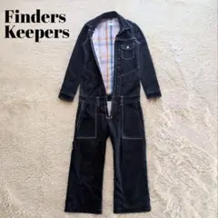 Finders Keepers オーバーオール つなぎ デニム S相当 チェック