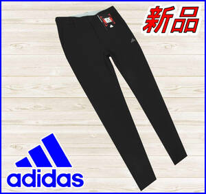 【国内正規品】60%OFF◆アディダスゴルフパンツadidas◆暖かEX-Stretchストレッチ裏起毛フルレングス◆黒ブラック73S定価:12,100円