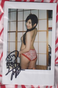 特典 チェキ +@その他 若宮はずき ( 早川瑞希 ) 直筆 サイン TKMDB-814D　Wakamiya Hazuki Autograph Photo Cheki AUTO million ミリオン