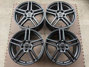 ユーロデザイン アイガー 17X7.5J (+42) PCD112 5穴 ハブ径66.5mm 17インチ アルミホイール 4本 アウディ A4 