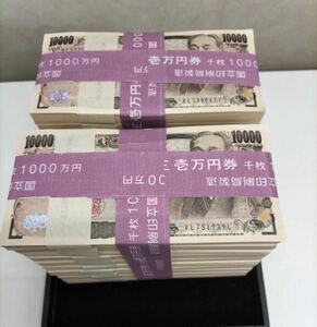 日本円　一万円札　1000万円　束　一千万円　2000万円　二千万円　オブジェ　防犯　展示用　飾り　フェイク　ダミー S