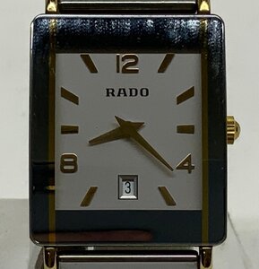 [動作未確認品] RADO ラドー DIASTAR ダイヤスター 160.0381.3 クォーツ メンズ 腕時計 コンビ ゴールド シルバー