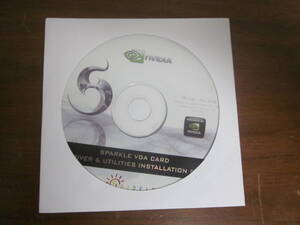 ☆ nVIDIA SPARKLE VGA CARD DRIVER & UTILITIES INSTALLATION CD / Model. No:219 ☆