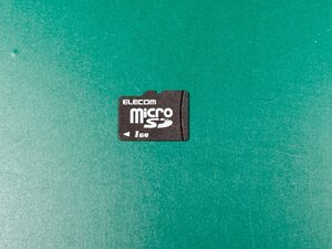 ELECOM エレコム microSDカード 1GB 1枚 フォーマット済み 動作確認済みジャンク品