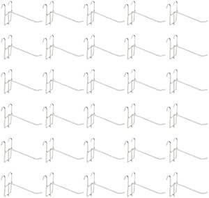 Charmoon ネットフック ワイヤーネット メッシュパネル 収納 展示 引っ掛け ステンレス 30本セット (100mm)