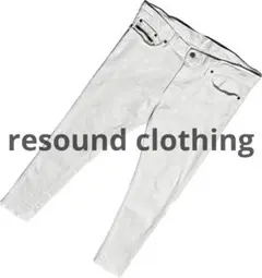 定価2.4万 resound clothing ロードデニムパンツ 4 wjk