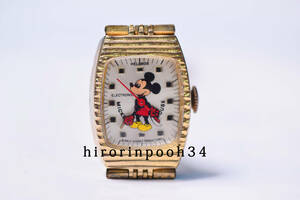 即決　貴重 　HELBROS 　ELECTRONIC　ミッキーマウス 腕時計　OH済み　ヘルブロス　ディズニー