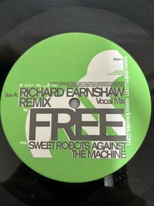 ◎V321◎LP レコード sweet robots against the machine/free (Richard Earnshaw Remixes)/テイ・トウワ TOWA TEI/RR12-88390