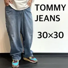 トミージーンズTommyJeansペインターパンツ30×30デニム生地ゆるダボ