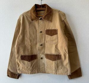 80s USA製 Carhartt 100周年 ダック ジャケット ビンテージ ワーク コーデュロイ