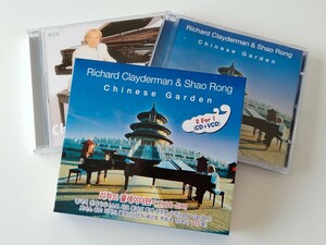 【VCD付韓国限定盤】Richard Clayderman & Shao Rong / Chinese Garden/Cherished Moments(VCD) ROCK RECORDS KOREA RDPD015 99年盤,