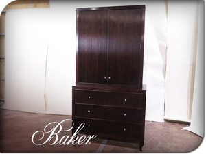 ■展示品■未使用品■Baker/ベーカー■USA最高級■BARBARA COLLECTION■アーマー3415■マホガニー■収納キャビネット■220万■yyk135k