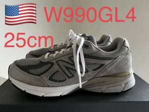 美品！NEW BALANCE W990GL4 ニューバランス アメリカ製MADE IN USA 990V4