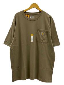 Carhartt (カーハート) S/S POCKET T-SHIRT 907697 ヘビーウェイト ポケットTシャツ K87 L デザートカーキ メンズ/078