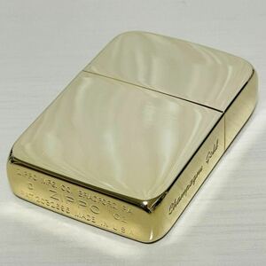 未着火 ZIPPO ジッポー 1941レプリカ シャンパンゴールド champagne gold 2002年製 オイルライター ジッポ 鏡面 シリアルナンバーあり