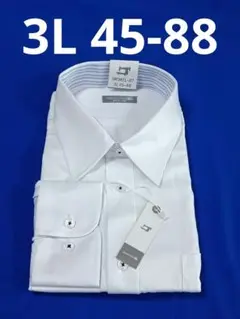 ♦DRESS CODE 101♦長袖 3L 45-88♦白 メンズワイシャツ