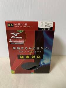 未使用 MIZUNO ミズノ プレサーモ ヘビーウェイトタイツ/LL/男性用/ブラック/94～104/レギンススパッツ/梱包材類 変色削れ破れ汚れ等経年